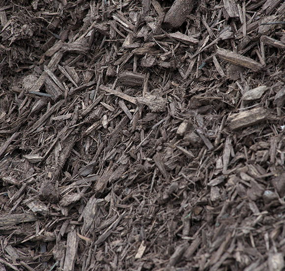 triple shredded black mulch